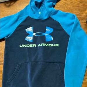 Under Armour Teal and Navy Hoodie